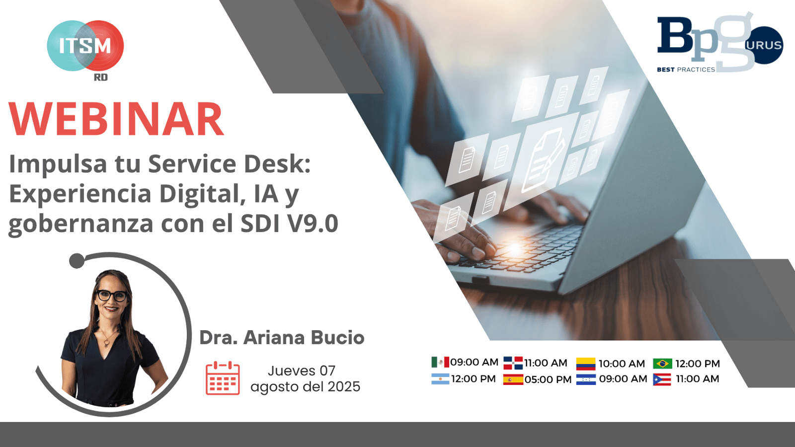 Impulsa la evolución de tú Service Desk: ​Experiencia Digital, IA y gobernanza con el nuevo estándar SDI 9.0